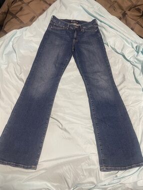 GAP Women's Dark Blue Flared Jeans